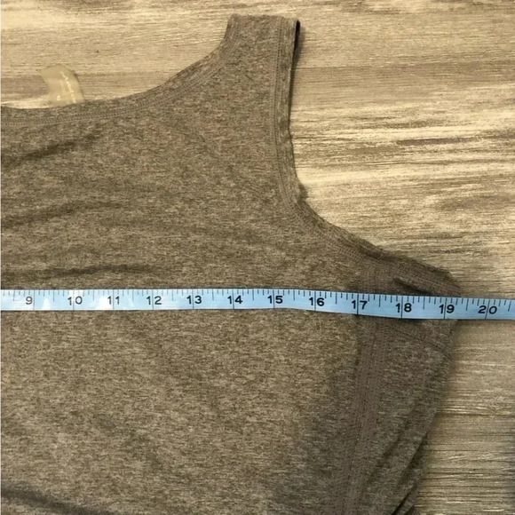 Zuda womens midi dress Size LP Grey Side Slit Bodycon‎ - Picture 5 of 10